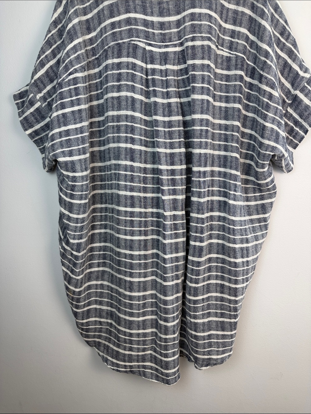 Intimately Free People Oversized Tunic Top Linen Cotton Mini Dress Lg Lagenlook - Picture 13 of 16